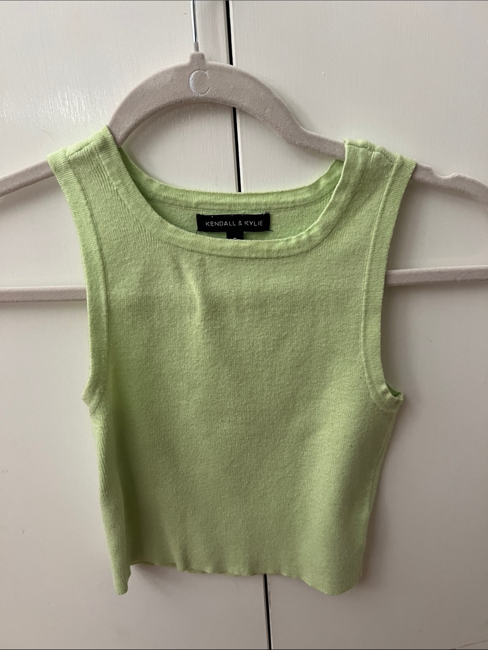 Kendall & Kylie Kids Neon Lime Tank Top